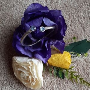 Bracelet with Light Blue Stone